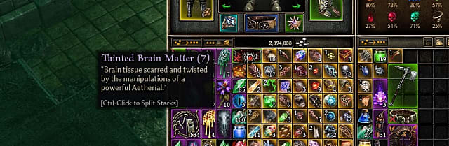 grim dawn trainer to get tainted brain