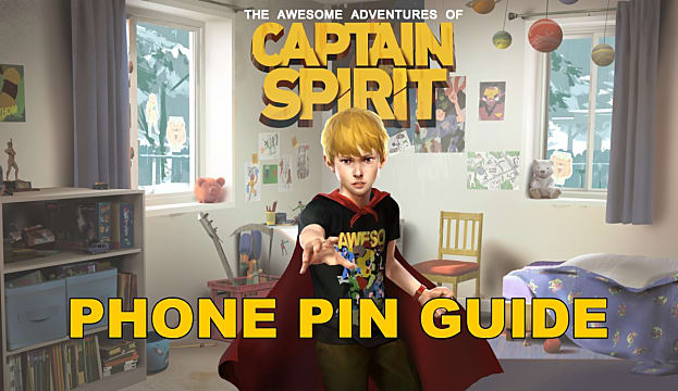 the awesome adventures of captain spirit phone pin