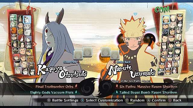 naruto shippuden storm 4 characters