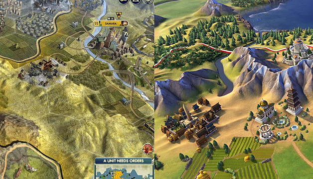 civ iv vs civ v