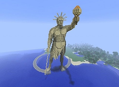 Minecraft Tributes to the Seven Wonders of the Ancient World | Slide 7 ... Minecraft Dragon Egg Statue
