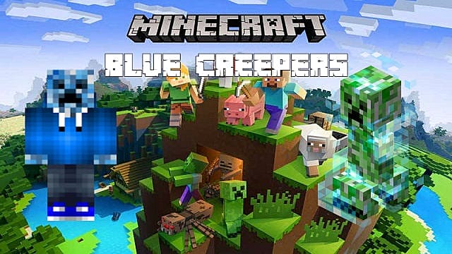 Minecraft Blue Creepers Guide: How to Find Them and Make Them | Minecraft