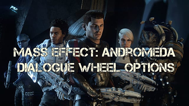 What Dialogue Icons Mean In Mass Effect Andromeda Mass Effect Andromeda 