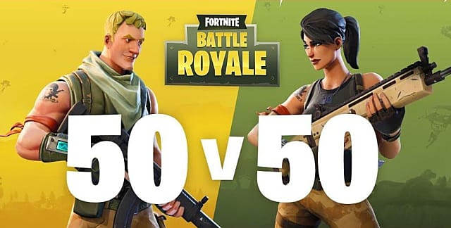  - 50 vs 50 fortnite