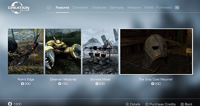 do creation club mods disable achievements skyrim