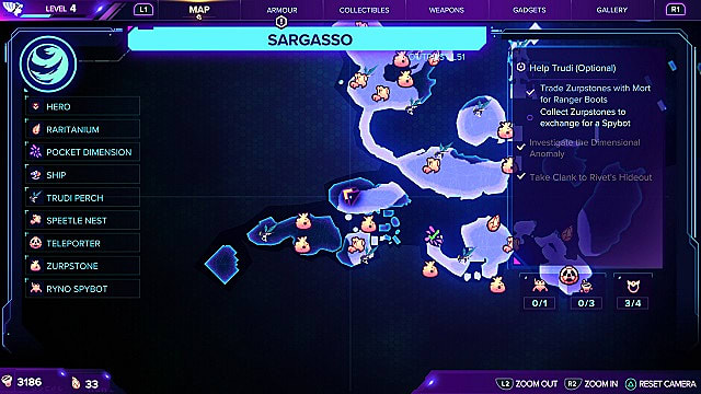 Ratchet and Clank  Rift Apart Zurpstones Guide  How to Get the Sargasso Spybot   Ratchet and Clank  Rift Apart - 71