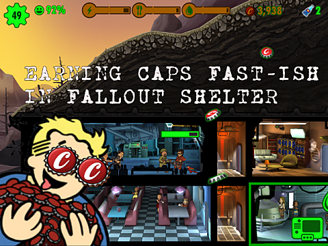 luck caps fallout shelter