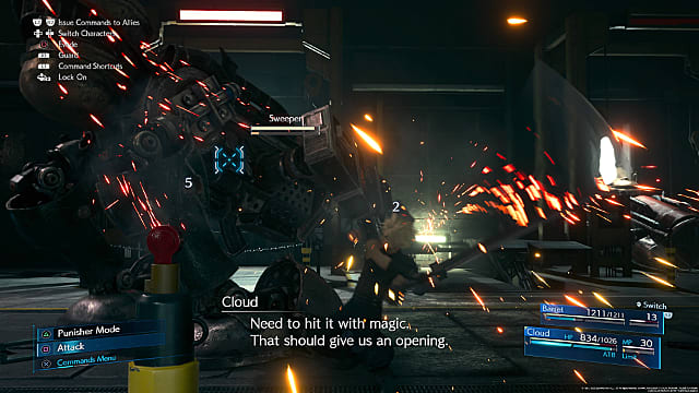 Final Fantasy 7 Remake How To Beat The Sweeper Final Fantasy 7 Remake