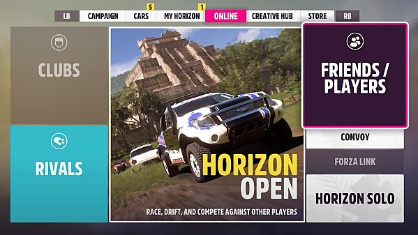 Forza Horizon 5: here's how to unlock online mode