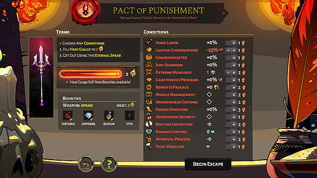 Hades Pact of Punishment  Conditions  Bounties    Heat Explained   Hades - 43