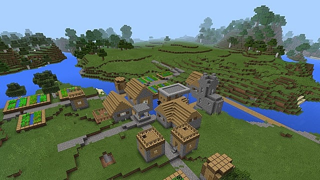 minecraft pocket edition seeds villages