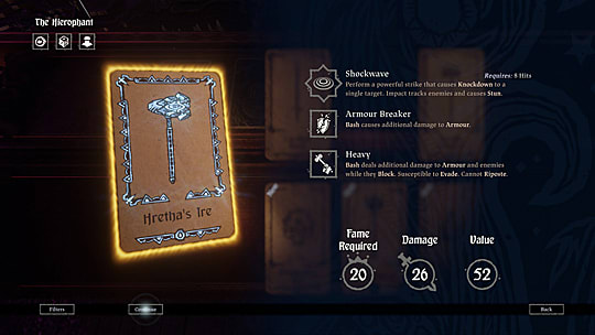 hand of fate 2 first quest amulet choice