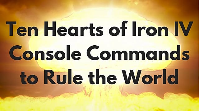 hearts of iron 4 cheat