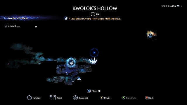 How to Find Howl s Fang in Ori and the Will of the Wisps   Ori and the Will of the Wisps - 43