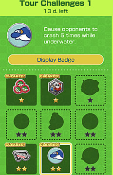 Mario Kart Tour  Cause Opponents to Crash 5 Times Underwater   Mario Kart Tour - 94
