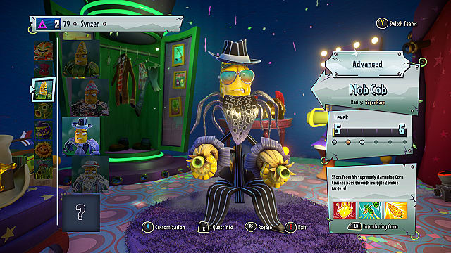 pvz garden warfare 2 character upgrades