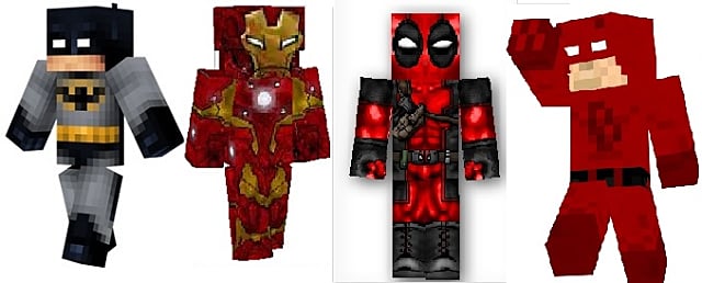 minecraft hero skin