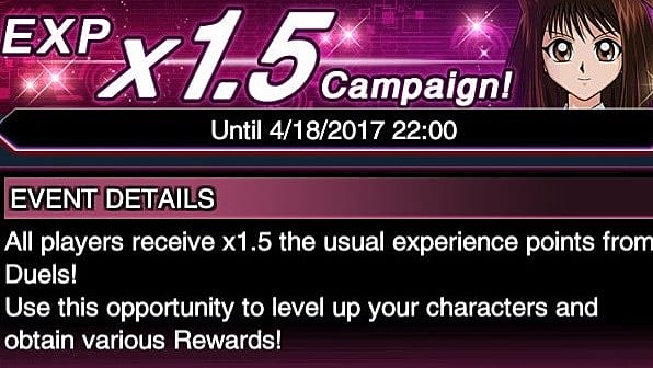 Yu-Gi-Oh! Duel Links Bonus EXP Event Guide: for the Most Experience | Yu-Gi-Oh! Duel Links