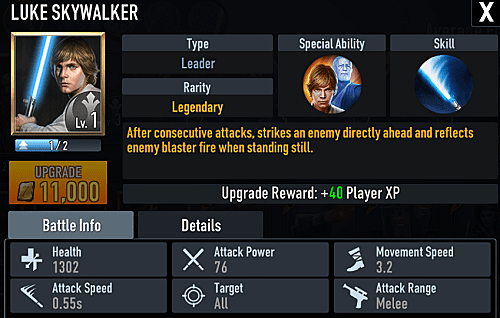 Star Wars Force Arena Rebel Alliance Leader Tier List Star