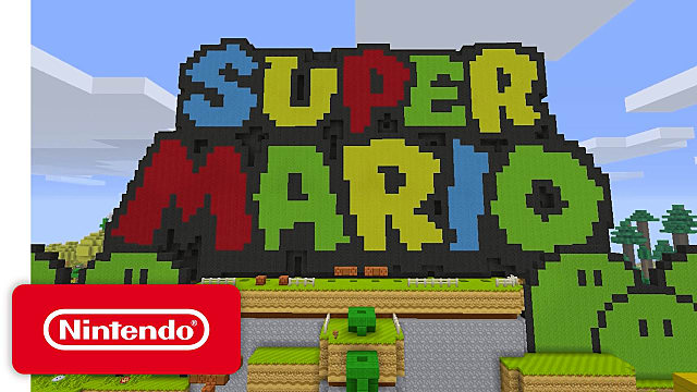 Worlds Collide In Super Mario Mash Up Pack For Minecraft Wii U Edition