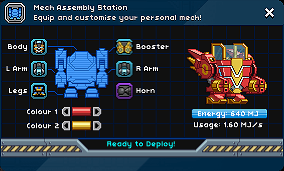 starbound mech blueprints