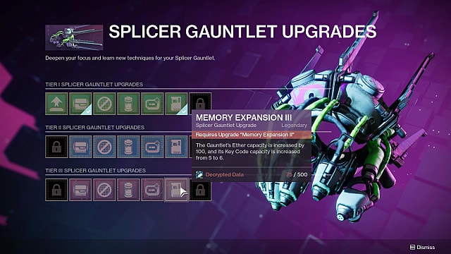 Destiny 2 Splicer Gauntlet Upgrade Guide  Choosing the Right Upgrade Order   Destiny 2 - 99
