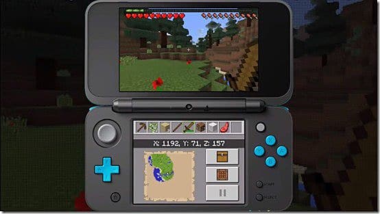 minecraft 3ds game