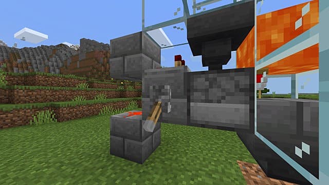 Minecraft Automatic Cooked Chicken Farm Guide - 48