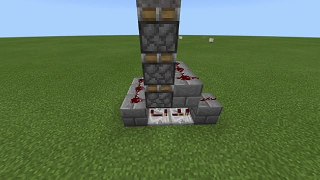 Minecraft  How to Build a Working Portcullis For Your Castle Entrance - 88