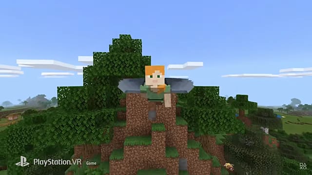 Minecraft Vr Springs To Life On Playstation 4 Minecraft