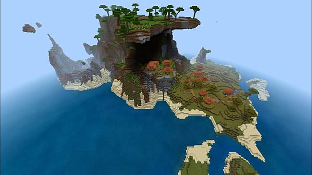 Top 10 Island Village Seeds for Minecraft Bedrock 2020 | Slide 4