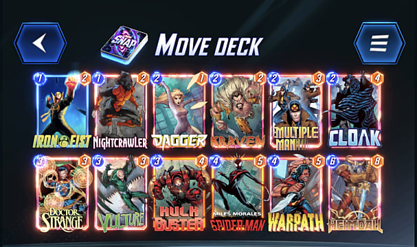 Marvel Snap: 2 BEST Move Decks [125+ Hours Experience] 