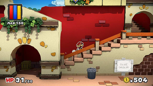 Paper Mario: Color Splash - How to open the hatch at the very start in Port  Prisma