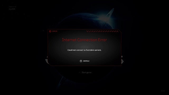 outriders connection issues