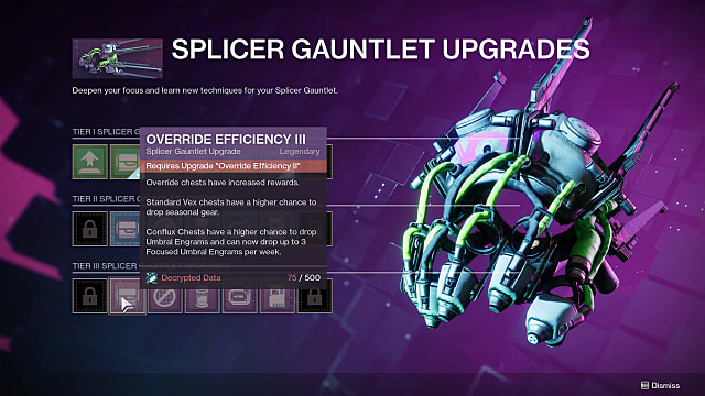 Destiny 2 Splicer Gauntlet Upgrade Guide  Choosing the Right Upgrade Order   Destiny 2 - 71