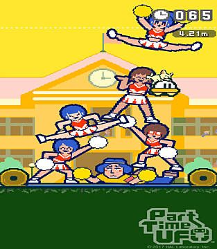 cheerleaders in Part Time UFO