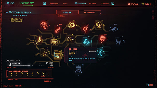Cyberpunk 2077 Crafting  Perks  Upgrades  Blueprints  and Materials   Cyberpunk 2077 - 55