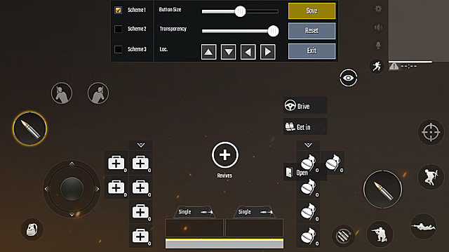 Does Pubg Mobile Have Controller Support - pubg mobile in game controls screen