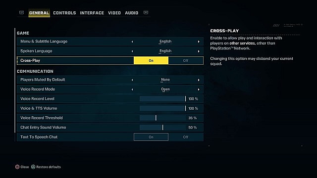 How to Turn on Crossplay and Cross-Progression