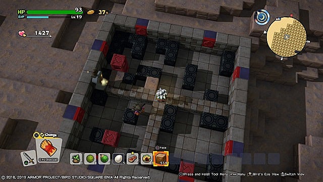 dragon quest builders guide world 3 cave anchor pattern