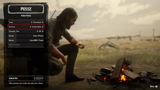 How To Make A Posse Play With Friends In Red Dead Online