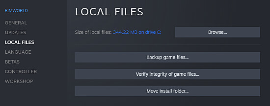 rimworld steam mods location