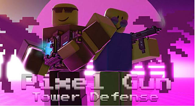 Roblox Pixel Gun Tower Defense Nếu bạn yêu thích thể loại game Tower Defense và đồ họa retro đầy lôi cuốn, thì Roblox Pixel Gun Tower Defense chắc chắn là lựa chọn hoàn hảo cho bạn. Bức ảnh liên quan đến game sẽ giới thiệu cho bạn những màn chơi đầy thử thách và cam go, cùng những loại vũ khí công nghệ cao để bạn có thể hạ gục những kẻ địch tàn bạo. Hãy đến và chiến thôi nào!