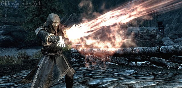 skyrim melee staff mod