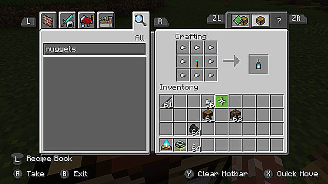 lantern minecraft recipe