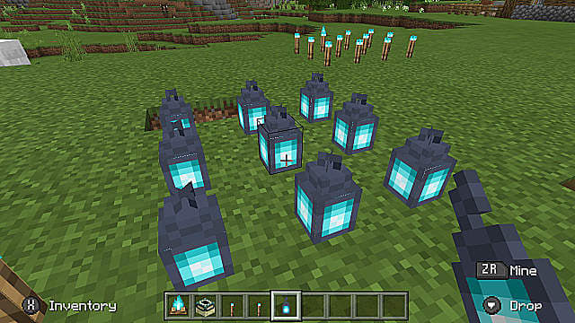 blue lantern minecraft