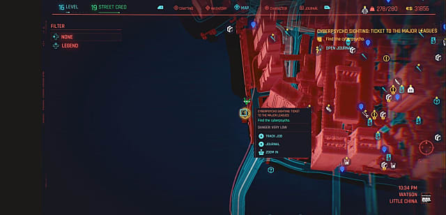 Cyberpunk 2077 Cyberpsycho Sighting Locations  How to Get I am the Law   Cyberpunk 2077 - 28