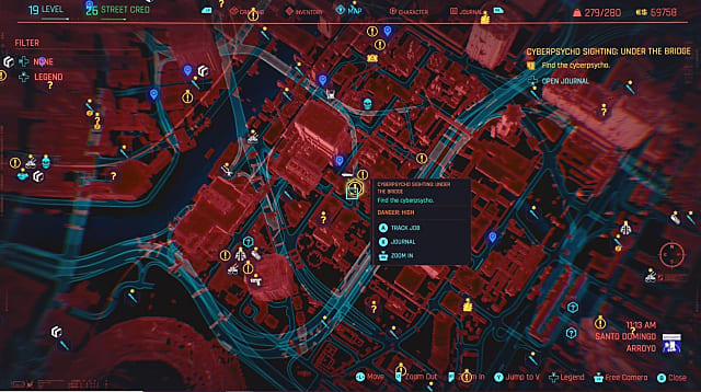 Cyberpunk 2077 Cyberpsycho Sighting Locations  How to Get I am the Law   Cyberpunk 2077 - 56