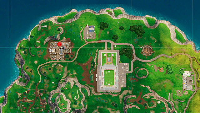 Treasure Map At Haunted Hills Fortnite Fortnite Week 9 Treasure Map Guide Finding The Battle Star In Haunted Hills Fortnite