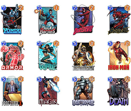 Marvel Snap: The Best Pool 3 Control Deck